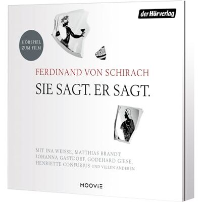 Schirach, Ferdinand von - Sie sagt. Er sagt.: Filmhörspiel nach dem Theaterstück - Preis vom 20.06.2026 05:23:55 h Schirach, Ferdinand von - Sie sagt. Er sagt.: Filmhörspiel nach dem Theaterstück - Preis vom 20.06.2026 05:23:55 h
