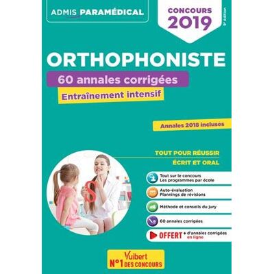 Marc Orthophoniste : 60 annales corrigées, entraînement intensif : concours 2019, annales 2018 incluses - Preis vom 19.06.2026 05:29:47 h Marc Orthophoniste : 60 annales corrigées, entraînement intensif : concours 2019, annales 2018 incluses - Preis vom 19.06.2026 05:29:47 h