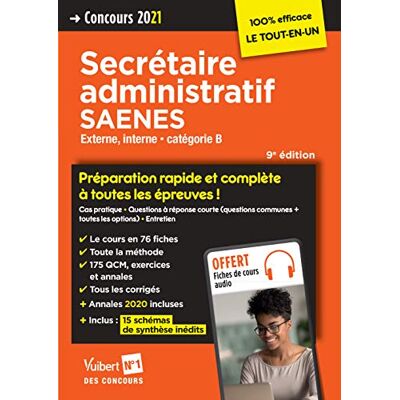 Marc Doucet - Secrétaire administratif SAENES : concours externe et interne, catégorie B : concours 2021 - Preis vom 22.09.2026 03:35:57 h Marc Doucet - Secrétaire administratif SAENES : concours externe et interne, catégorie B : concours 2021 - Preis vom 22.09.2026 03:35:57 h