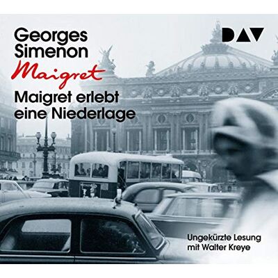 Georges Simenon - Maigret erlebt eine Niederlage: 49. Fall. Ungekürzte Lesung mit Walter Kreye (4 CDs) (Georges Simenon) - Preis vom 26.06.2026 07:41:50 h Georges Simenon - Maigret erlebt eine Niederlage: 49. Fall. Ungekürzte Lesung mit Walter Kreye (4 CDs) (Georges Simenon) - Preis vom 26.06.2026 07:41:50 h