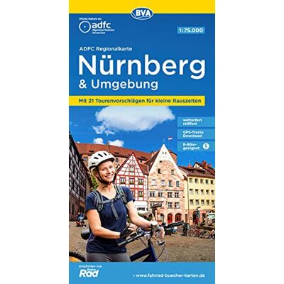 Allgemeiner Deutscher Fahrrad-Club e.V. (ADFC) - ADFC Regionalkarte Nürnberg & Umgebung mit Tourenvorschlägen, 1:75.000, reiß- und wetterfest, GPS-Tracks Download, E-Bike geeignet (ADFC-Regionalkarte 1:75000) - Preis vom 22.06.2026 11:45:37 h Allgemeiner Deutscher Fahrrad-Club e.V. (ADFC) - ADFC Regionalkarte Nürnberg & Umgebung mit Tourenvorschlägen, 1:75.000, reiß- und wetterfest, GPS-Tracks Download, E-Bike geeignet (ADFC-Regionalkarte 1:75000) - Preis vom 22.06.2026 11:45:37 h