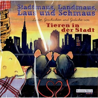 Gerd Köster, Renate Köster, Jasmin Tabatabai und Anna Thalbach Stadtmaus, Landmaus, Laus und Schmaus - Lieder, Geschichten und Gedichte von Tieren in der Stadt - Hörbuch, 45', Random House 2014 - Preis vom 24.06.2026 07:42:13 h Gerd Köster, Renate Köster, Jasmin Tabatabai und Anna Thalbach Stadtmaus, Landmaus, Laus und Schmaus - Lieder, Geschichten und Gedichte von Tieren in der Stadt - Hörbuch, 45', Random House 2014 - Preis vom 24.06.2026 07:42:13 h