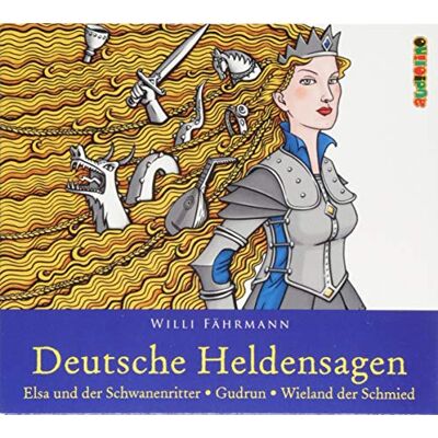 Willi Fährmann - Deutsche Heldensagen. Teil 2: Elsa und der Schwanenritter Gudrun Wieland der Schmied - Preis vom 20.06.2026 05:23:55 h Willi Fährmann - Deutsche Heldensagen. Teil 2: Elsa und der Schwanenritter Gudrun Wieland der Schmied - Preis vom 20.06.2026 05:23:55 h
