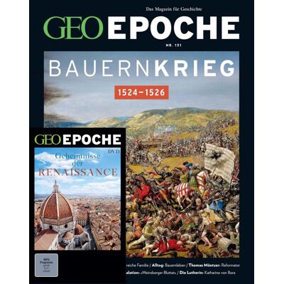 Jürgen Schaefer - GEO Epoche (mit DVD) / GEO Epoche mit DVD 131/2025 - Der Bauernkrieg: Das Magazin für Geschichte - Preis vom 25.06.2026 07:42:02 h Jürgen Schaefer - GEO Epoche (mit DVD) / GEO Epoche mit DVD 131/2025 - Der Bauernkrieg: Das Magazin für Geschichte - Preis vom 25.06.2026 07:42:02 h