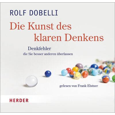 Rolf Dobelli - Die Kunst des klaren Denkens: Denkfehler, die Sie besser anderen überlassen - gelesen von Frank Elstner: 52 Denkfehler, die Sie besser anderen überlassen. Gekürzte Hörfassung - Preis vom 17.06.2026 05:34:31 h Rolf Dobelli - Die Kunst des klaren Denkens: Denkfehler, die Sie besser anderen überlassen - gelesen von Frank Elstner: 52 Denkfehler, die Sie besser anderen überlassen. Gekürzte Hörfassung - Preis vom 17.06.2026 05:34:31 h