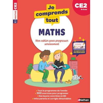 Stéphanie Grison - Je comprends tout ! Maths : mon cahier pour progresser sereinement : CE2, 8-9 ans - Preis vom 18.06.2026 05:44:55 h Stéphanie Grison - Je comprends tout ! Maths : mon cahier pour progresser sereinement : CE2, 8-9 ans - Preis vom 18.06.2026 05:44:55 h