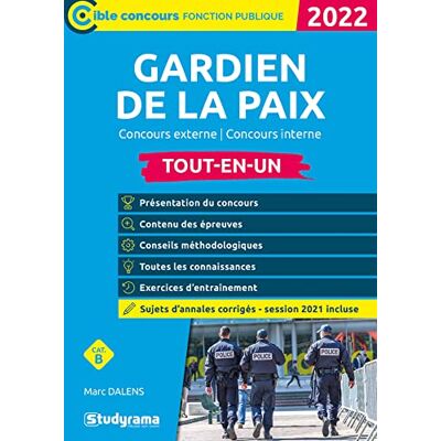 Marc Gardien de la paix : concours externe, concours interne, cat. B : tout-en-un, 2022 - Preis vom 17.06.2026 05:34:31 h Marc Gardien de la paix : concours externe, concours interne, cat. B : tout-en-un, 2022 - Preis vom 17.06.2026 05:34:31 h