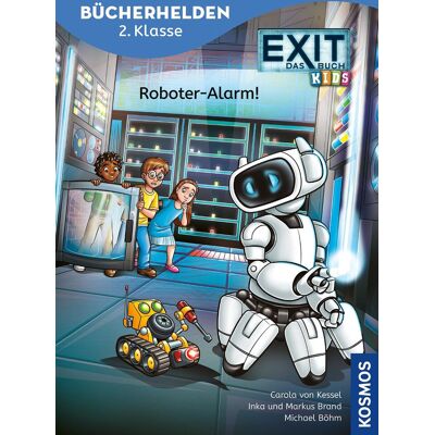 Inka Brand - EXIT® - Das Buch, Bücherhelden 2. Klasse, Roboter-Alarm!: Gut lesen können - Kinderbuch für Erstleser ab 7 Jahren - Kniffliger Rätselspaß zur erfolgreichen Spiele-Reihe EXIT® - Preis vom 18.06.2026 05:44:55 h Inka Brand - EXIT® - Das Buch, Bücherhelden 2. Klasse, Roboter-Alarm!: Gut lesen können - Kinderbuch für Erstleser ab 7 Jahren - Kniffliger Rätselspaß zur erfolgreichen Spiele-Reihe EXIT® - Preis vom 18.06.2026 05:44:55 h