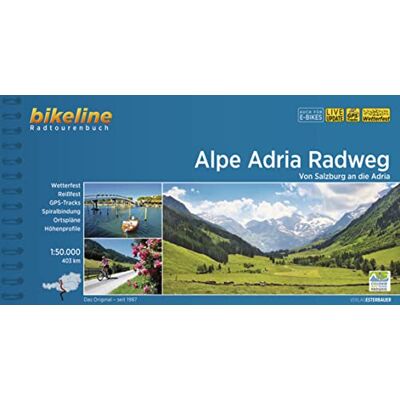 Esterbauer Verlag - Alpe Adria Radweg: Von Salzburg an die Adria. 1:50.000, 403 km, wetterfest/reißfest, GPS-Tracks Download, LiveUpdate (Bikeline Radtourenbücher) - Preis vom 17.06.2026 05:34:31 h Esterbauer Verlag - Alpe Adria Radweg: Von Salzburg an die Adria. 1:50.000, 403 km, wetterfest/reißfest, GPS-Tracks Download, LiveUpdate (Bikeline Radtourenbücher) - Preis vom 17.06.2026 05:34:31 h