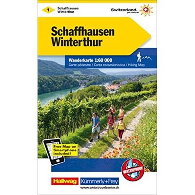 Kümmerly + Frey - Schaffhausen-Winterthur: Wanderkarte Nr. 1, Massstab 1:60 000, waterproof, Free Map on Smartphone included (Kümmerly+Frey Wanderkarten) - Preis vom 17.06.2026 05:34:31 h Kümmerly + Frey - Schaffhausen-Winterthur: Wanderkarte Nr. 1, Massstab 1:60 000, waterproof, Free Map on Smartphone included (Kümmerly+Frey Wanderkarten) - Preis vom 17.06.2026 05:34:31 h