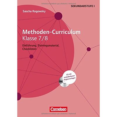 Sascha Rogowsky - Methoden-Curriculum für die Schule: Methoden Curriculum Klasse 7/8: Buch mit Kopiervorlagen auf CD-ROM - Preis vom 17.06.2026 05:34:31 h Sascha Rogowsky - Methoden-Curriculum für die Schule: Methoden Curriculum Klasse 7/8: Buch mit Kopiervorlagen auf CD-ROM - Preis vom 17.06.2026 05:34:31 h