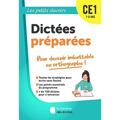 Brigitte Guigui - Dictées préparées CE1, 7-8 ans : pour devenir imbattable en orthographe ! - Preis vom 18.06.2026 05:44:55 h Brigitte Guigui - Dictées préparées CE1, 7-8 ans : pour devenir imbattable en orthographe ! - Preis vom 18.06.2026 05:44:55 h
