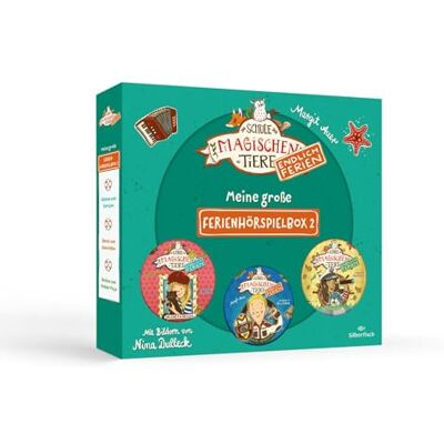 Margit Auer - Die Schule der magischen Tiere - Endlich Ferien - Hörspiele: Meine große Ferienhörspielbox 2: »Helene und Karajan«, »Benni und Henrietta«, »Hatice und Mette-Maja«: 3 CDs - Preis vom 18.06.2026 05:44:55 h Margit Auer - Die Schule der magischen Tiere - Endlich Ferien - Hörspiele: Meine große Ferienhörspielbox 2: »Helene und Karajan«, »Benni und Henrietta«, »Hatice und Mette-Maja«: 3 CDs - Preis vom 18.06.2026 05:44:55 h
