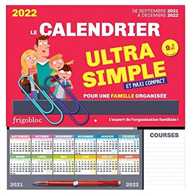 Play Bac - Frigobloc 2022 : le calendrier ultra simple et maxi-compact pour une famille organisée : de septembre 2021 à décembre 2022 - Preis vom 22.09.2026 03:35:57 h Play Bac - Frigobloc 2022 : le calendrier ultra simple et maxi-compact pour une famille organisée : de septembre 2021 à décembre 2022 - Preis vom 22.09.2026 03:35:57 h