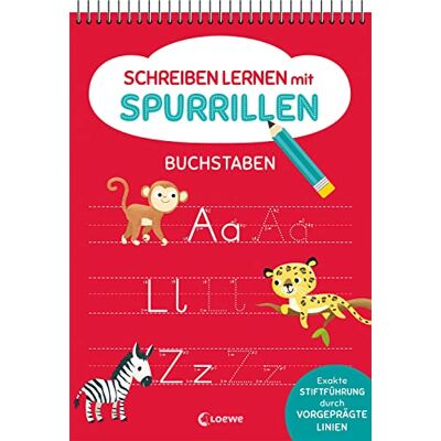 Loewe Schreiben lernen mit Spurrillen - Buchstaben: Schreibblock mit vorgeprägten Linien für Vorschulkinder ab 5 Jahren (Einfach schreiben lernen mit Spurrillen) - Preis vom 22.06.2026 23:23:57 h Loewe Schreiben lernen mit Spurrillen - Buchstaben: Schreibblock mit vorgeprägten Linien für Vorschulkinder ab 5 Jahren (Einfach schreiben lernen mit Spurrillen) - Preis vom 22.06.2026 23:23:57 h
