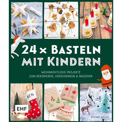 Stefanie Möller - 24 x Basteln mit Kindern – Weihnachtliche Projekte für Kindergarten und Vorschule (Dekorieren, Verschenken, Naschen) - Preis vom 17.06.2026 05:34:31 h Stefanie Möller - 24 x Basteln mit Kindern – Weihnachtliche Projekte für Kindergarten und Vorschule (Dekorieren, Verschenken, Naschen) - Preis vom 17.06.2026 05:34:31 h