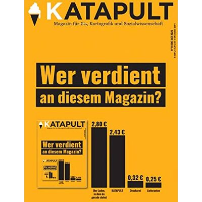 KATAPULT Verlag - KATAPULT Magazin Ausgabe 19: Wer verdient an diesem Magazin? - Preis vom 22.06.2026 23:23:57 h KATAPULT Verlag - KATAPULT Magazin Ausgabe 19: Wer verdient an diesem Magazin? - Preis vom 22.06.2026 23:23:57 h