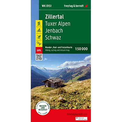 freytag & berndt - Zillertal, Wander-, Rad- und Freizeitkarte 1:50.000, freytag & berndt, WK 151: Tuxer Alpen - Jenbach - Schwaz, mit Infoguide, GPX Tracks, wasserfest ... (freytag & berndt Wander-Rad-Freizeitkarten) - Preis vom 17.06.2026 05: freytag & berndt - Zillertal, Wander-, Rad- und Freizeitkarte 1:50.000, freytag & berndt, WK 151: Tuxer Alpen - Jenbach - Schwaz, mit Infoguide, GPX Tracks, wasserfest ... (freytag & berndt Wander-Rad-Freizeitkarten) - Preis vom 17.06.2026 05: