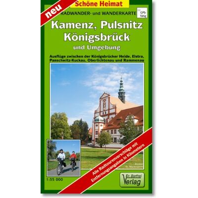 Radwander- und Wanderkarte Kamenz, Pulsnitz, Königsbrück und Umgebung: Ausflüge zwischen der Königsbrücker Heide, Elstra, Panschwitz-Kuckau, Oberlichtenau und Rammenau. 1:35000 - Preis vom 17.06.2026 05:34:31 h Radwander- und Wanderkarte Kamenz, Pulsnitz, Königsbrück und Umgebung: Ausflüge zwischen der Königsbrücker Heide, Elstra, Panschwitz-Kuckau, Oberlichtenau und Rammenau. 1:35000 - Preis vom 17.06.2026 05:34:31 h