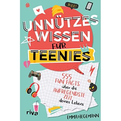 Emma Hegemann - Unnützes Wissen für Teenies: 555 Fun Facts über die aufregendste Zeit deines Lebens. Unglaubliche Fakten über Social Media, Pubertät, Games & mehr. Das perfekte Geschenk für Teenager - Preis vom 24.06.2026 07:42:13 h Emma Hegemann - Unnützes Wissen für Teenies: 555 Fun Facts über die aufregendste Zeit deines Lebens. Unglaubliche Fakten über Social Media, Pubertät, Games & mehr. Das perfekte Geschenk für Teenager - Preis vom 24.06.2026 07:42:13 h