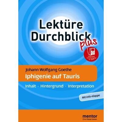 Angelika Ortmann - Johann Wolfgang Goethe: Iphigenie auf Tauris - Buch mit MP3-Download: Inhalt - Hintergrund - Interpretation (Lektüre Durchblick Deutsch plus) - Preis vom 20.06.2026 05:23:55 h Angelika Ortmann - Johann Wolfgang Goethe: Iphigenie auf Tauris - Buch mit MP3-Download: Inhalt - Hintergrund - Interpretation (Lektüre Durchblick Deutsch plus) - Preis vom 20.06.2026 05:23:55 h
