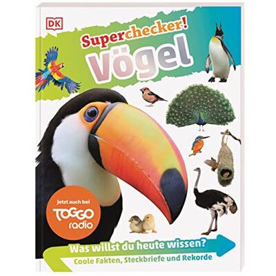 Ben Hoare - Superchecker! Vögel: Was willst du heute wissen? Coole Fakten, Steckbriefe und Rekorde für Kinder ab 7 Jahren - Preis vom 24.06.2026 07:42:13 h Ben Hoare - Superchecker! Vögel: Was willst du heute wissen? Coole Fakten, Steckbriefe und Rekorde für Kinder ab 7 Jahren - Preis vom 24.06.2026 07:42:13 h