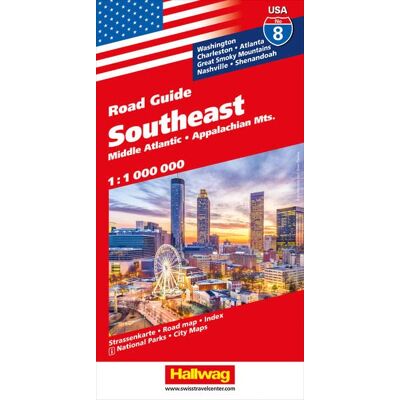 Hallwag Kümmerly+Frey AG - Southeast Middle Atlantic, Appalachian Mts. Nr. 08 USA Road Guide 1:1 Mio.: Middle Atlantic, Appalachian Mts. (Hallwag Strassenkarten) - Preis vom 21.06.2026 05:42:24 h Hallwag Kümmerly+Frey AG - Southeast Middle Atlantic, Appalachian Mts. Nr. 08 USA Road Guide 1:1 Mio.: Middle Atlantic, Appalachian Mts. (Hallwag Strassenkarten) - Preis vom 21.06.2026 05:42:24 h
