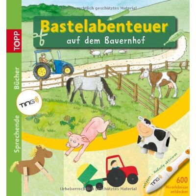 Bastelabenteuer auf dem Bauernhof: Kreative Bücher mit dem sprechenden Stift - mit Spieleposter - Preis vom 18.06.2026 05:44:55 h Bastelabenteuer auf dem Bauernhof: Kreative Bücher mit dem sprechenden Stift - mit Spieleposter - Preis vom 18.06.2026 05:44:55 h