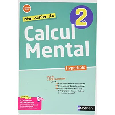 Michel Bachimont - Mon cahier de calcul mental Hyperbole 2de - Preis vom 18.06.2026 05:44:55 h Michel Bachimont - Mon cahier de calcul mental Hyperbole 2de - Preis vom 18.06.2026 05:44:55 h