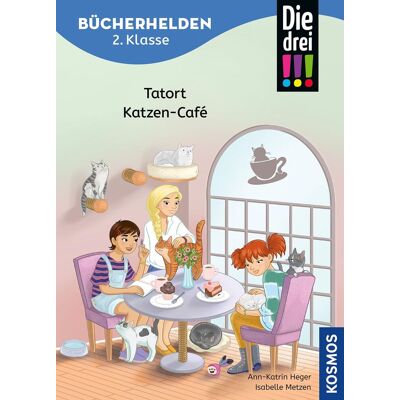 Ann-Katrin Heger - Die drei !!!, Bücherhelden 2. Klasse, Tatort Katzen-Café: Gut lesen können - Kinderbuch für Erstleser ab 7 Jahren - Spannende Detektivgeschichten mit Kim, Franzi und Marie - Preis vom 23.06.2026 11:45:09 h Ann-Katrin Heger - Die drei !!!, Bücherhelden 2. Klasse, Tatort Katzen-Café: Gut lesen können - Kinderbuch für Erstleser ab 7 Jahren - Spannende Detektivgeschichten mit Kim, Franzi und Marie - Preis vom 23.06.2026 11:45:09 h