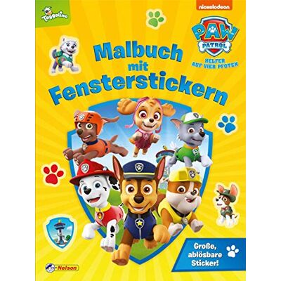 PAW Patrol: Malbuch mit Fensterstickern: Mit großen, wieder ablösbaren Stickern von allen Fellfreunden (ab 3 Jahren) - Preis vom 17.06.2026 05:34:31 h PAW Patrol: Malbuch mit Fensterstickern: Mit großen, wieder ablösbaren Stickern von allen Fellfreunden (ab 3 Jahren) - Preis vom 17.06.2026 05:34:31 h