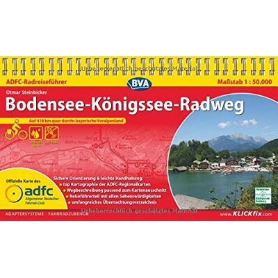 Otmar Steinbicker - ADFC-Radreiseführer Bodensee-Königssee-Radweg 1:50.000 praktische Spiralbindung, reiß- und wetterfest, GPS-Tracks Download: Auf 418 km quer durchs bayerische Voralpenland - Preis vom 18.06.2026 05:44:55 h Otmar Steinbicker - ADFC-Radreiseführer Bodensee-Königssee-Radweg 1:50.000 praktische Spiralbindung, reiß- und wetterfest, GPS-Tracks Download: Auf 418 km quer durchs bayerische Voralpenland - Preis vom 18.06.2026 05:44:55 h