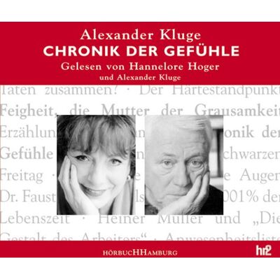 Alexander Kluge - Chronik der Gefühle. 3 CDs. . Lebensläufe - Preis vom 22.09.2026 03:35:57 h Alexander Kluge - Chronik der Gefühle. 3 CDs. . Lebensläufe - Preis vom 22.09.2026 03:35:57 h