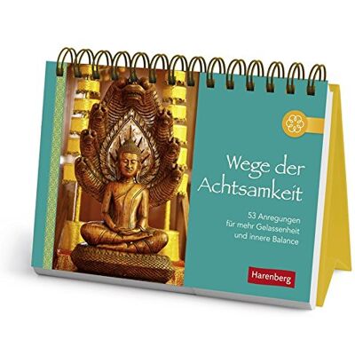 Martina Schnober-Sen - Wege der Achtsamkeit Geschenkbuch: 53 Anregungen für mehr Gelassenheit und innere Balance - Preis vom 21.06.2026 05:42:24 h Martina Schnober-Sen - Wege der Achtsamkeit Geschenkbuch: 53 Anregungen für mehr Gelassenheit und innere Balance - Preis vom 21.06.2026 05:42:24 h
