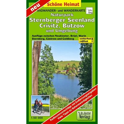 Verlag Dr. Barthel - Radwander- und Wanderkarte Naturpark Sternberger Seenland, Crivitz, Bützow und Umgebung: Ausflüge zwischen Neukloster, Brüel, Warin, Sternberg, Güstrow und Goldberg. Maßstab 1:50 000 (Schöne Heimat) - Preis vom 20.06.2026 05:23:55 h Verlag Dr. Barthel - Radwander- und Wanderkarte Naturpark Sternberger Seenland, Crivitz, Bützow und Umgebung: Ausflüge zwischen Neukloster, Brüel, Warin, Sternberg, Güstrow und Goldberg. Maßstab 1:50 000 (Schöne Heimat) - Preis vom 20.06.2026 05:23:55 h