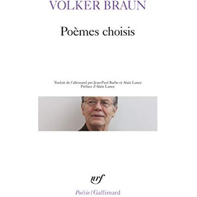 Volker Braun - Poèmes choisis - Preis vom 22.09.2026 03:35:57 h Volker Braun - Poèmes choisis - Preis vom 22.09.2026 03:35:57 h