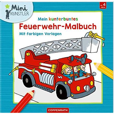 Mein kunterbuntes Feuerwehr-Malbuch: Mit farbigen Vorlagen (Mini-Künstler) - Preis vom 18.06.2026 05:44:55 h Mein kunterbuntes Feuerwehr-Malbuch: Mit farbigen Vorlagen (Mini-Künstler) - Preis vom 18.06.2026 05:44:55 h