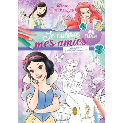 Disney Princesses : Je colorie mes amies : Les princesses et leurs petits compagnons - Avec stickers - Preis vom 21.06.2026 05:42:24 h Disney Princesses : Je colorie mes amies : Les princesses et leurs petits compagnons - Avec stickers - Preis vom 21.06.2026 05:42:24 h