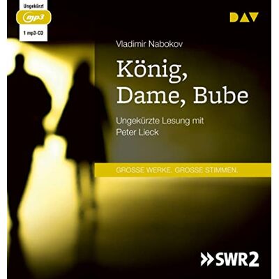 Vladimir Nabokov - König, Dame, Bube: Ungekürzte Lesung mit Peter Lieck (1 mp3-CD) - Preis vom 20.06.2026 05:23:55 h Vladimir Nabokov - König, Dame, Bube: Ungekürzte Lesung mit Peter Lieck (1 mp3-CD) - Preis vom 20.06.2026 05:23:55 h