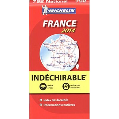Frankreich (widerstandsfähig): Straßenkarte 1:1.000.000 (MICHELIN Nationalkarten) - Preis vom 16.06.2026 05:30:18 h Frankreich (widerstandsfähig): Straßenkarte 1:1.000.000 (MICHELIN Nationalkarten) - Preis vom 16.06.2026 05:30:18 h