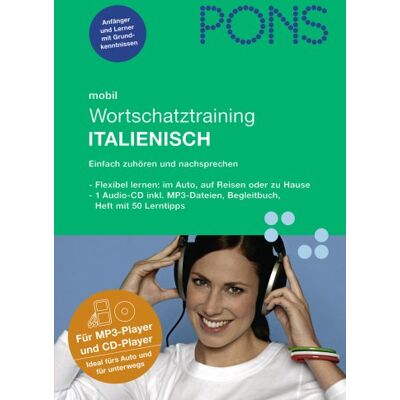 PONS mobil Wortschatztraining Italienisch, 1 Audio-CD - Preis vom 24.06.2026 19:44:00 h PONS mobil Wortschatztraining Italienisch, 1 Audio-CD - Preis vom 24.06.2026 19:44:00 h