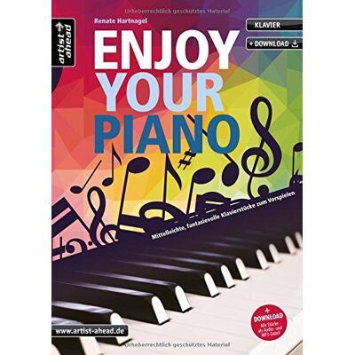 Renate Hartnagel - Enjoy your Piano: Mittelleichte, fantasievolle Klavierstücke zum Vorspielen (inkl. Download). Spielbuch für Klavier. Liederbuch. Songbook. Musiknoten. - Preis vom 22.06.2026 11:45:37 h Renate Hartnagel - Enjoy your Piano: Mittelleichte, fantasievolle Klavierstücke zum Vorspielen (inkl. Download). Spielbuch für Klavier. Liederbuch. Songbook. Musiknoten. - Preis vom 22.06.2026 11:45:37 h