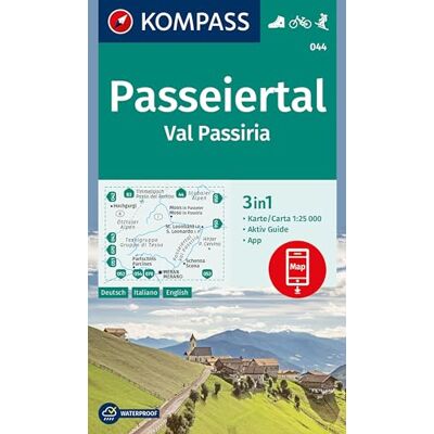 KOMPASS Wanderkarte 044 Passeiertal / Val Passiria 1:25.000: 3in1 Wanderkarte, mit Aktiv Guide inklusive Karte zur offline Verwendung in der KOMPASS-App. Fahrradfahren. Skitouren. - Preis vom 17.06.2026 05:34:31 h KOMPASS Wanderkarte 044 Passeiertal / Val Passiria 1:25.000: 3in1 Wanderkarte, mit Aktiv Guide inklusive Karte zur offline Verwendung in der KOMPASS-App. Fahrradfahren. Skitouren. - Preis vom 17.06.2026 05:34:31 h