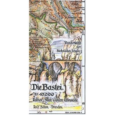 Rolf Böhm - Die Bastei 1:10000: Wanderkarte der Sächsischen Schweiz. Rathen - Stadt Wehlen - Uttewalde. - Preis vom 16.06.2026 05:30:18 h Rolf Böhm - Die Bastei 1:10000: Wanderkarte der Sächsischen Schweiz. Rathen - Stadt Wehlen - Uttewalde. - Preis vom 16.06.2026 05:30:18 h