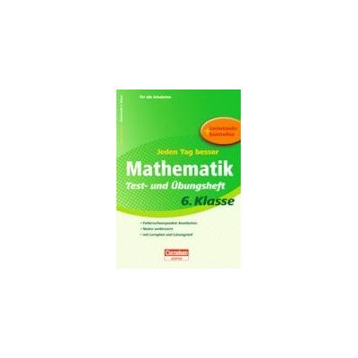 Roland Jeden Tag besser. Mathematik 6. Schuljahr. Übungsheft mit Lernplan und Lernstandskontrollen - Preis vom 17.06.2026 05:34:31 h Roland Jeden Tag besser. Mathematik 6. Schuljahr. Übungsheft mit Lernplan und Lernstandskontrollen - Preis vom 17.06.2026 05:34:31 h