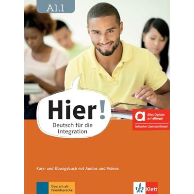 Hier! A1.1 - Hybride Ausgabe allango: Deutsch für die Integration. Kurs- und Übungsbuch mit Audios und Videos inklusive Lizenzschlüssel allango (24 Monate) (Hier!: Deutsch für die Integration) - Preis vom 22.09.2026 03:35:57 h Hier! A1.1 - Hybride Ausgabe allango: Deutsch für die Integration. Kurs- und Übungsbuch mit Audios und Videos inklusive Lizenzschlüssel allango (24 Monate) (Hier!: Deutsch für die Integration) - Preis vom 22.09.2026 03:35:57 h