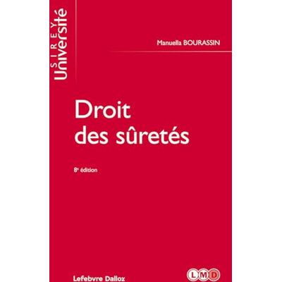 Manuella Bourassin - Droit des sûretés - Preis vom 20.06.2026 05:23:55 h Manuella Bourassin - Droit des sûretés - Preis vom 20.06.2026 05:23:55 h