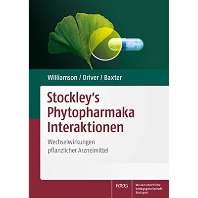 Williamson Stockley's Phytopharmaka Interaktionen: Wechselwirkungen pflanzlicher Arzneimittel - Preis vom 07.08.2026 11:47:26 h Williamson Stockley's Phytopharmaka Interaktionen: Wechselwirkungen pflanzlicher Arzneimittel - Preis vom 07.08.2026 11:47:26 h
