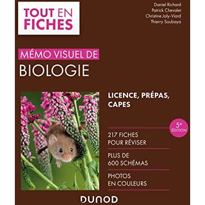 Daniel Richard - Mémo visuel de biologie : licence, prépas, Capes - Preis vom 26.06.2026 19:40:26 h Daniel Richard - Mémo visuel de biologie : licence, prépas, Capes - Preis vom 26.06.2026 19:40:26 h