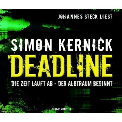 Simon Kernick - Deadline, 6 Audio-CDs: Die Zeit läuft ab - Der Albtraum beginnt - Preis vom 16.06.2026 05:30:18 h Simon Kernick - Deadline, 6 Audio-CDs: Die Zeit läuft ab - Der Albtraum beginnt - Preis vom 16.06.2026 05:30:18 h